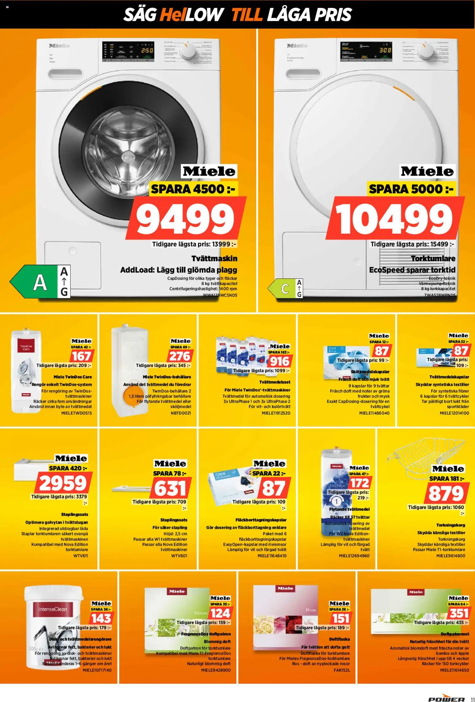 Power reklamblad aktuell från 02.03.2026 | Sida: 11 | Produkter: Fläckborttagning, Låda, Äpple, Tvättmaskin