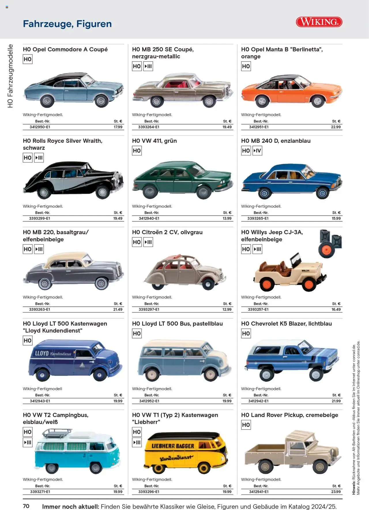 Conrad  Modellbahn Katalog – gültig ab 25.08.2025 | Seite: 72 | Produkte: Liebherr