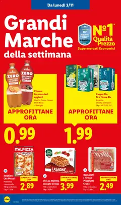 Anteprima del volantino Volantino Lidl	 valido a partire dal 03.11.2025 | Pagina: 16 | Prodotti: Pomodoro, Prosciutto, Lasagna, Ragú