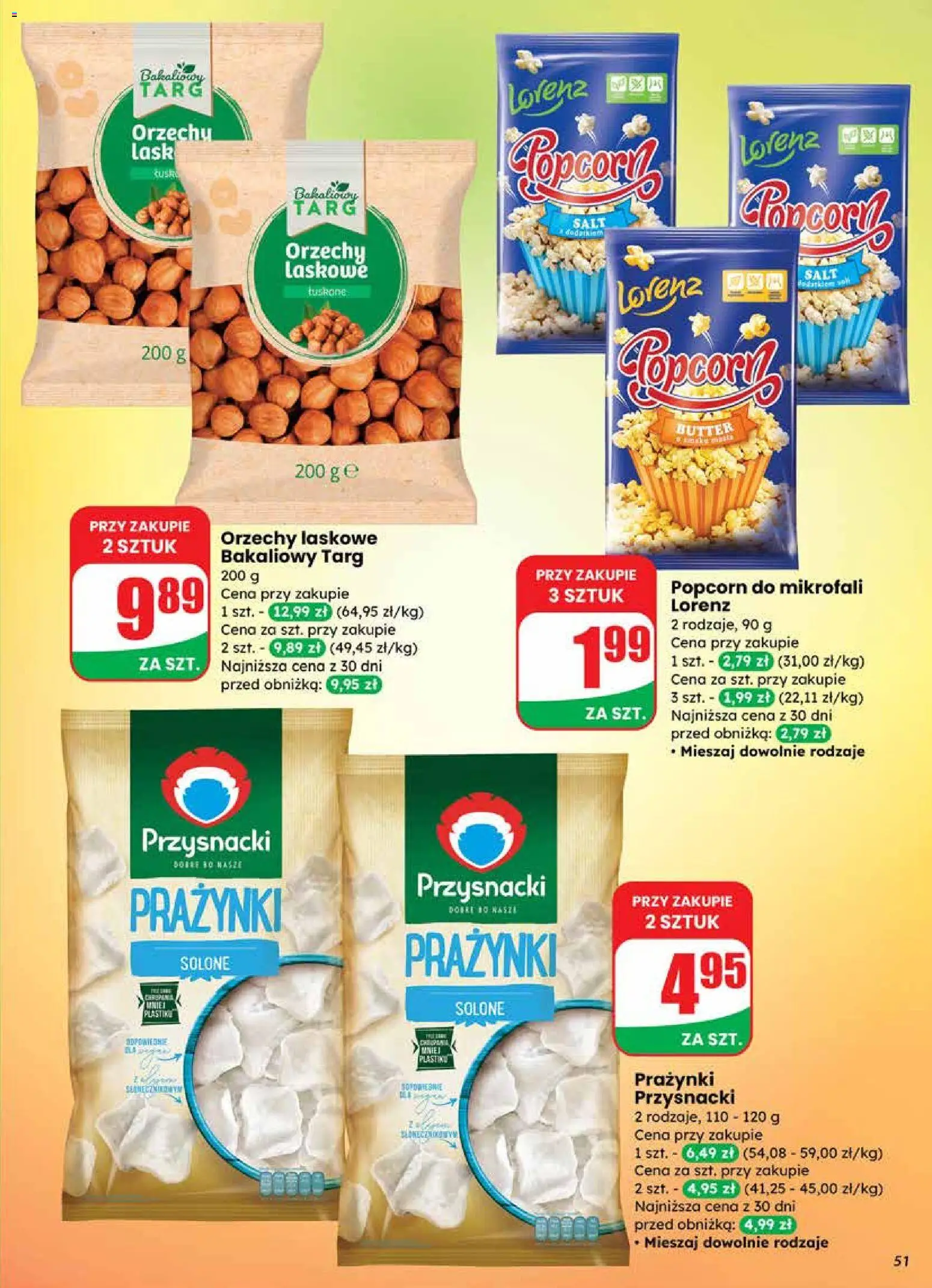 Dino Gazetka od 19.11.2025 | Strona: 51 | Produkty: Orzechy laskowe, Popcorn, Orzechy