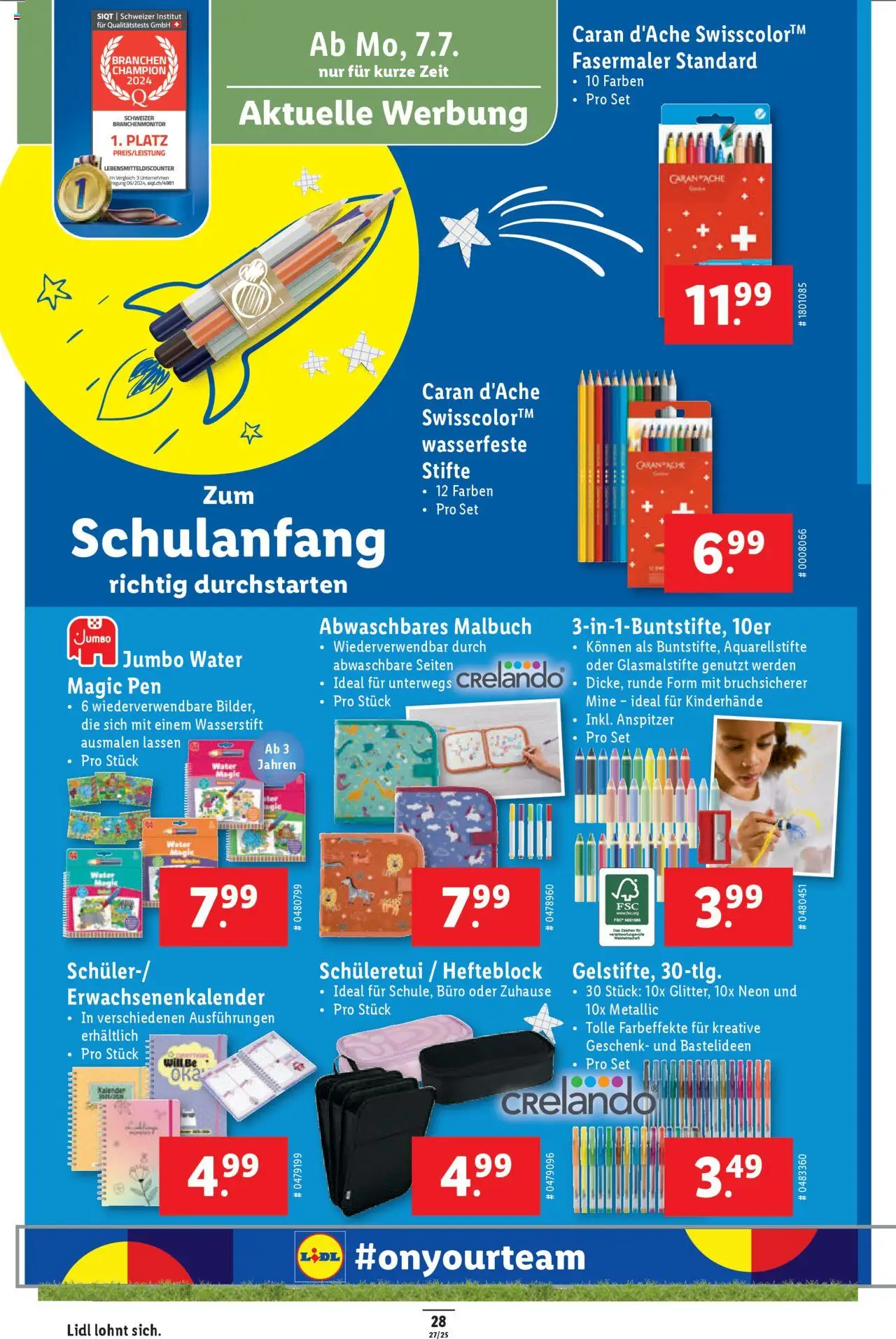 Lidl Aktionen ab 03.07.2025 | Seite: 28 | Produkte: Anspitzer, Notebook