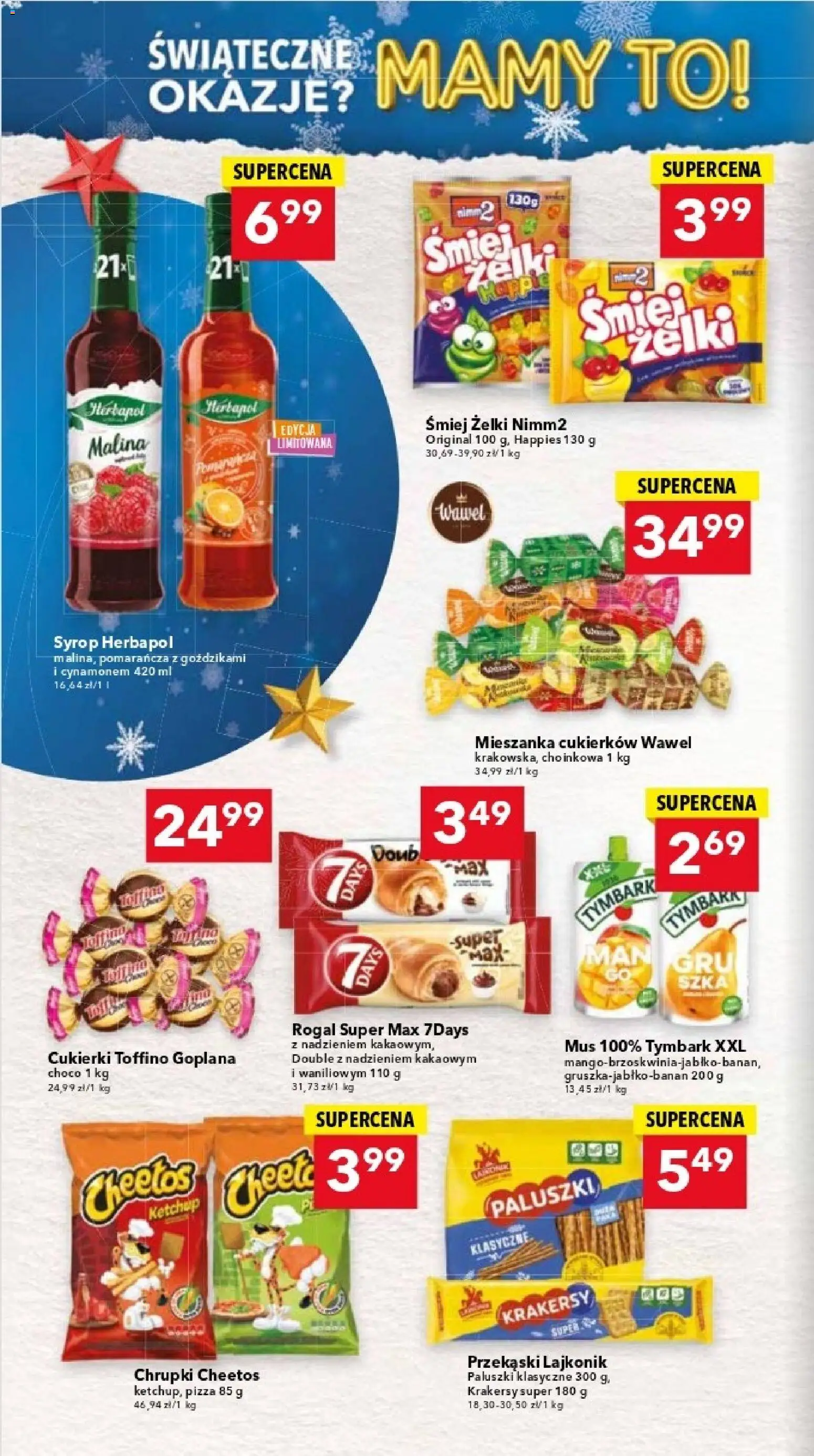 Lewiatan gazetka - Katowice od 04.12.2025 | Strona: 14 | Produkty: Syrop, Krakersy, Żelki, Cukierki