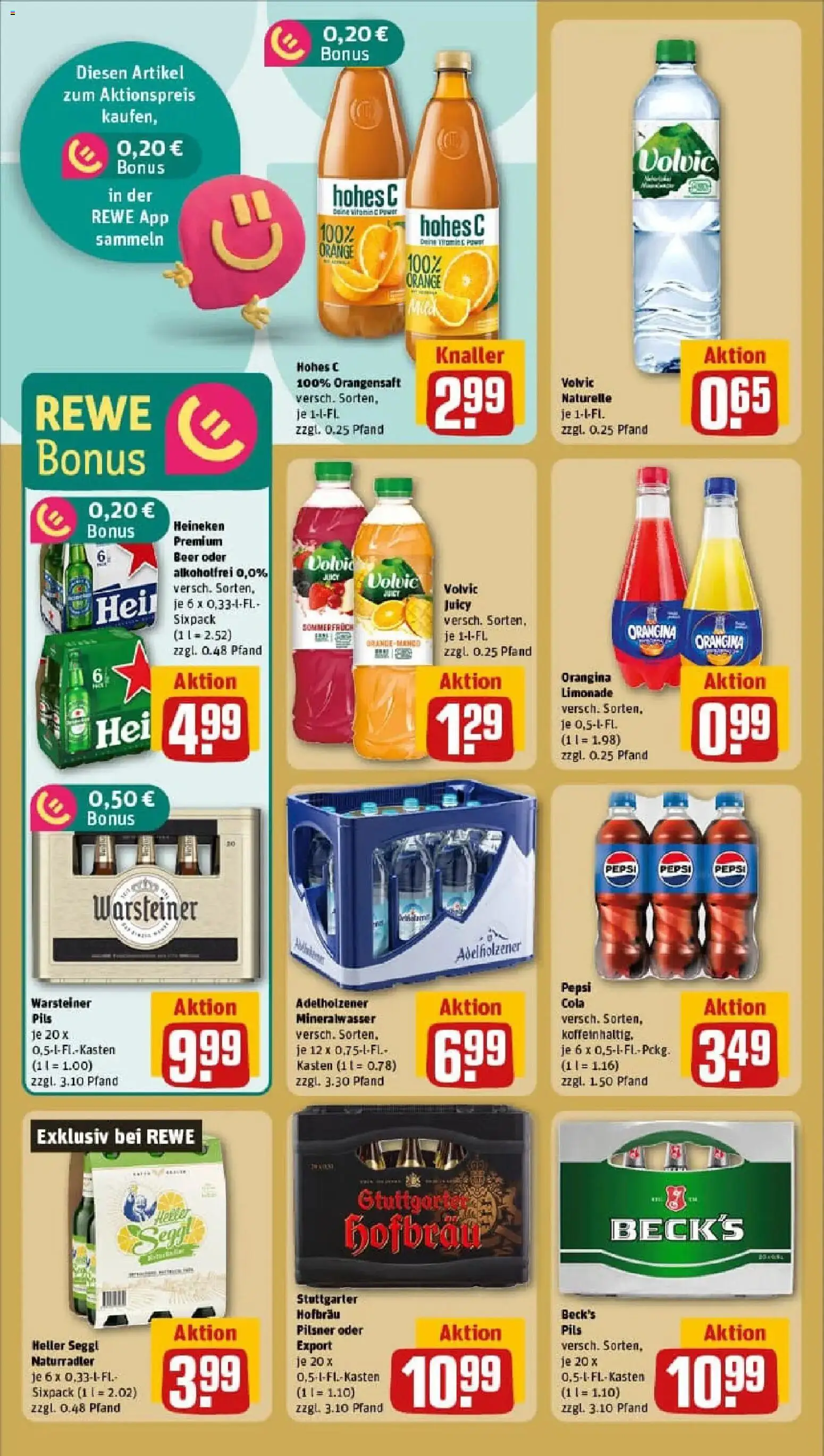 Rewe prospekt Donzdorf	 – gültig ab 10.11.2025 | Seite: 18 | Produkte: Adelholzener, Mineralwasser, Radler, Volvic