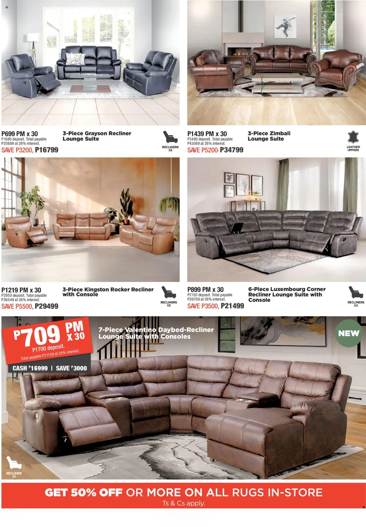 New House and Home catalogue – valid from 22.09.2025 | Page: 9 | Products: Lounge suite