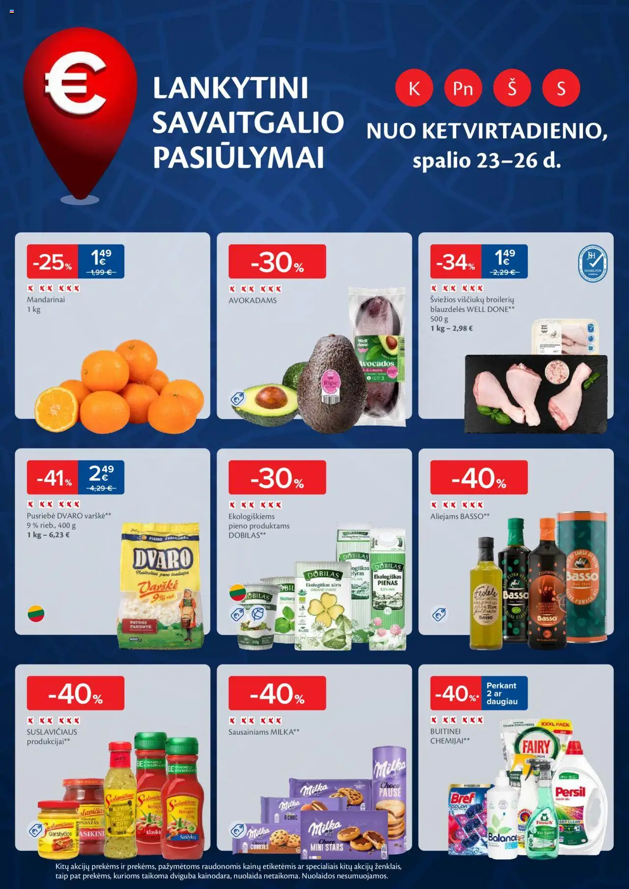 MAXIMA akcijos nuo 21.10.2025 | Puslapis: 48 | Prekių: Sausainiai, Pienas, Viščiukų, Varškė