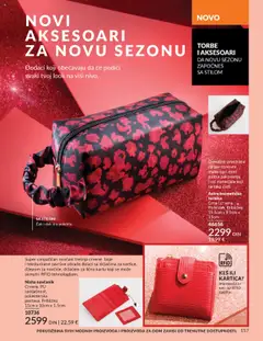 Nisha novčanik, Crvena. PU spoljašnost, poliesterska postava. Približno 11cm x 10cm x 1.5cm. - pregled AVON kataloga - važi od 01.10.2025 | Strana: 157