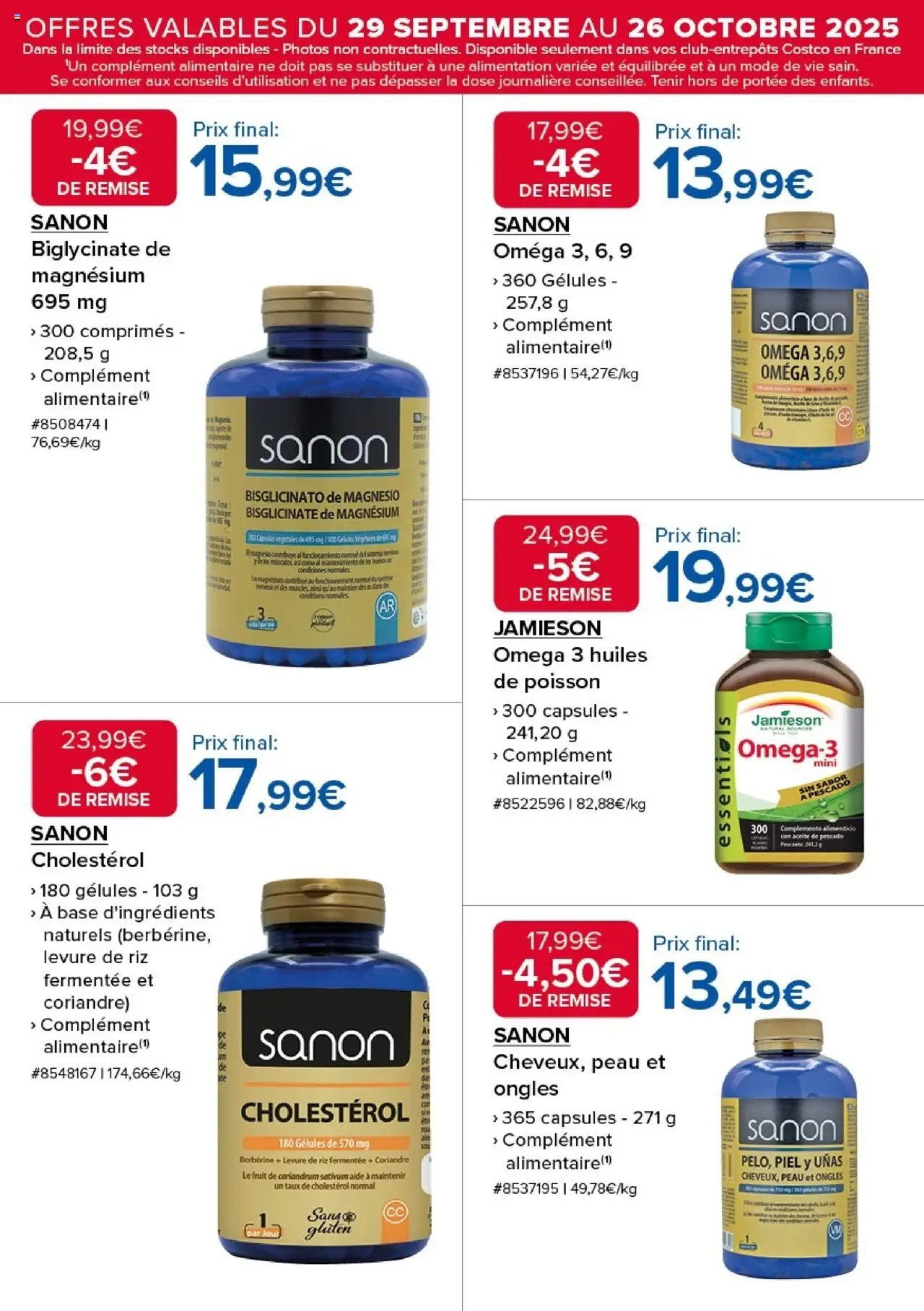 {H1} | Page: 22 | Produits: Coriandre, Levure, Riz, Poisson