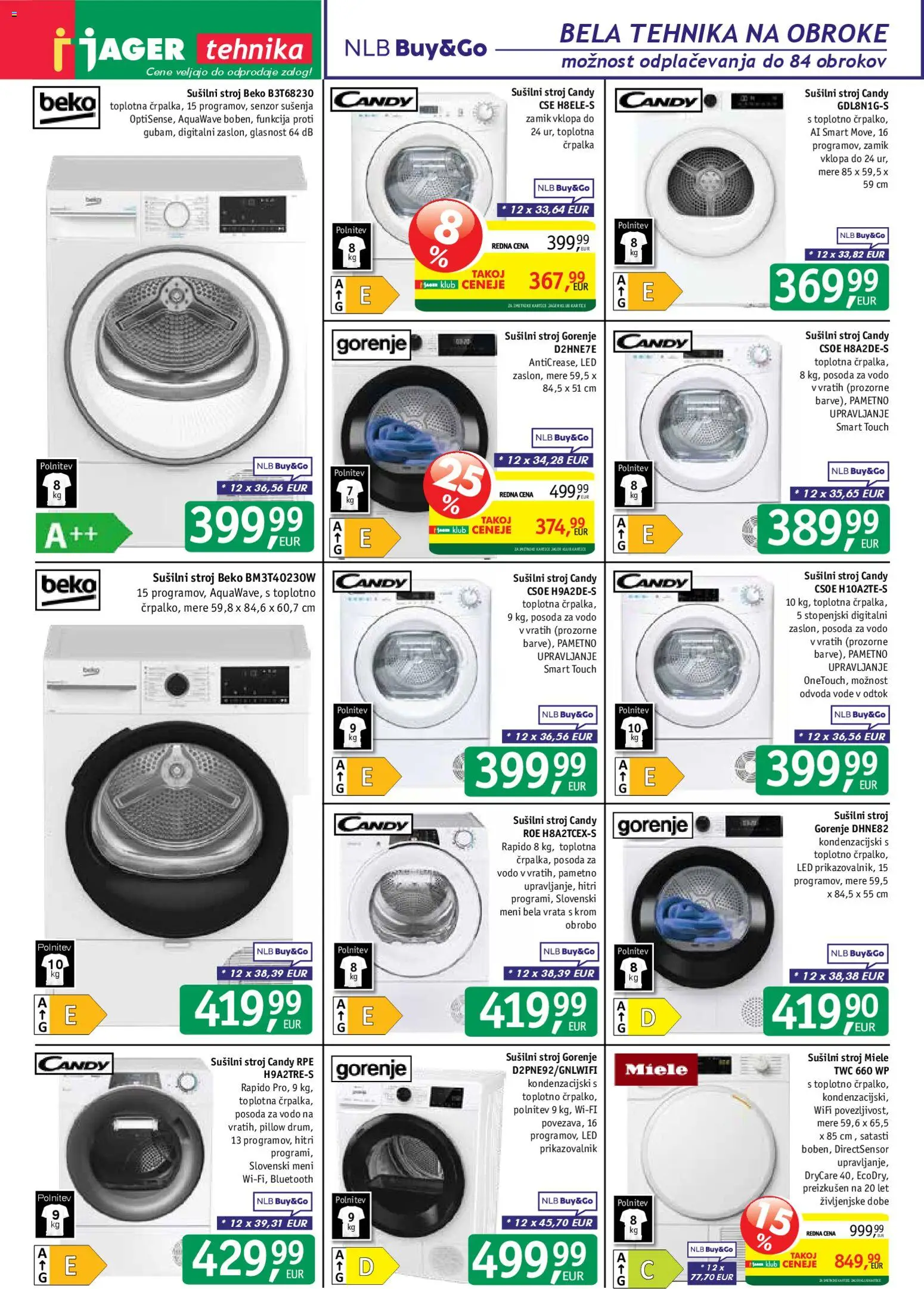 Novi Jager katalog ponudbe – veljaven od 11.02.2026 | Stran: 8 | Izdelki: Črpalka, Susilni stroj, Vrata