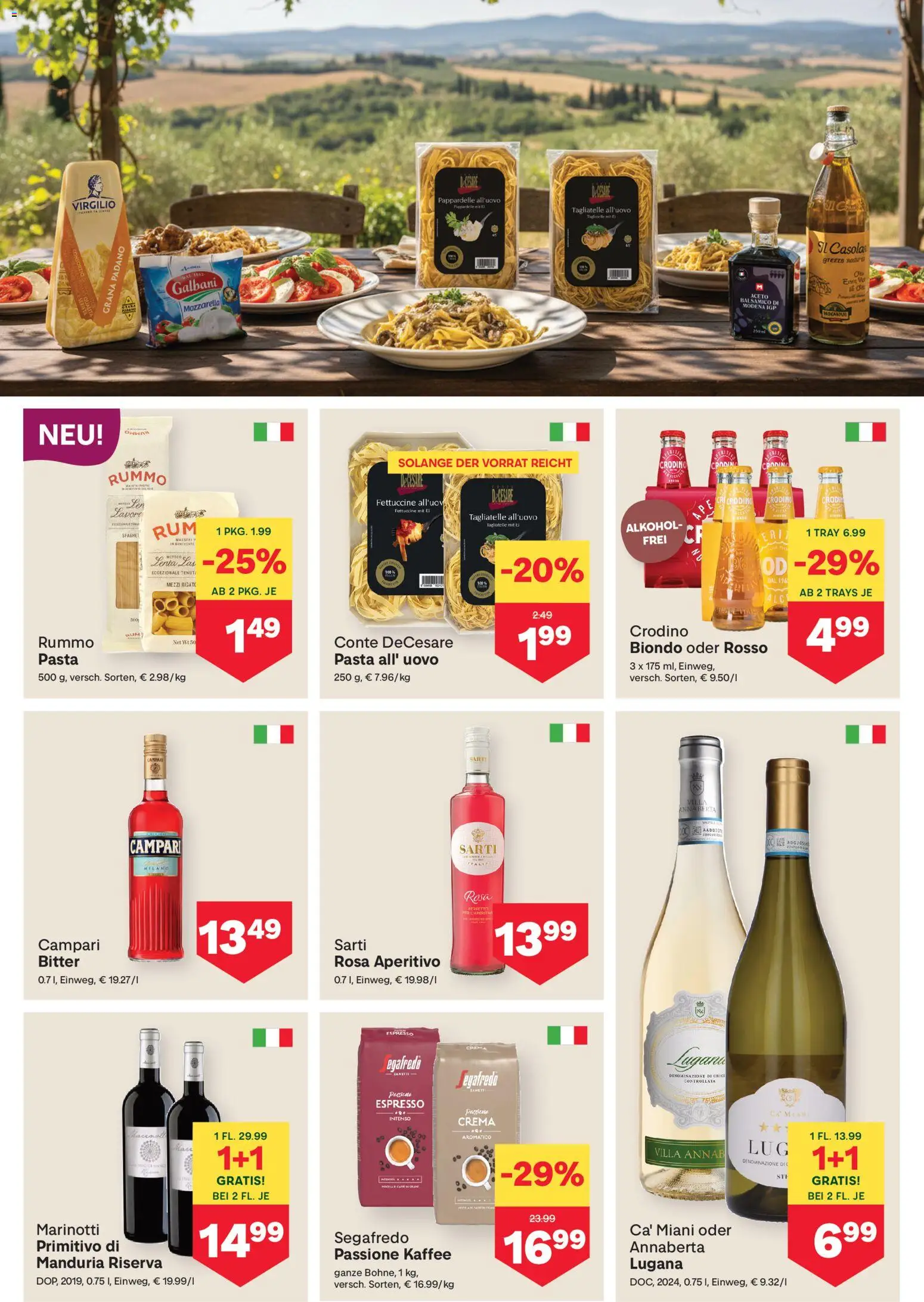 MPREIS Flugblatt gültig ab 05.03.2026 | Seite: 7 | Produkte: Pasta, Nauriit, Kaffee