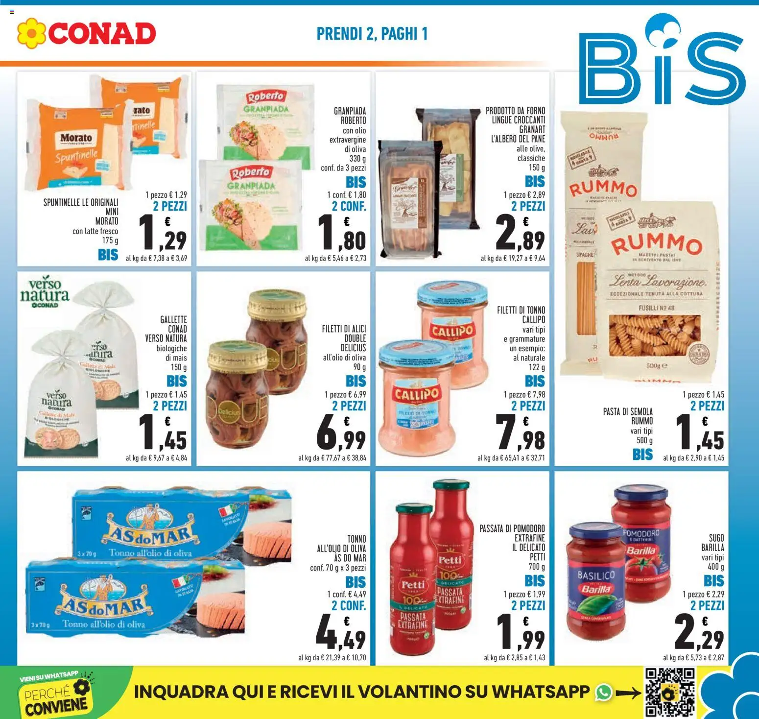Volantino Conad del 25.02.2026 | Pagina: 3 | Prodotti: Pane, Pomodoro, Mais, Forno