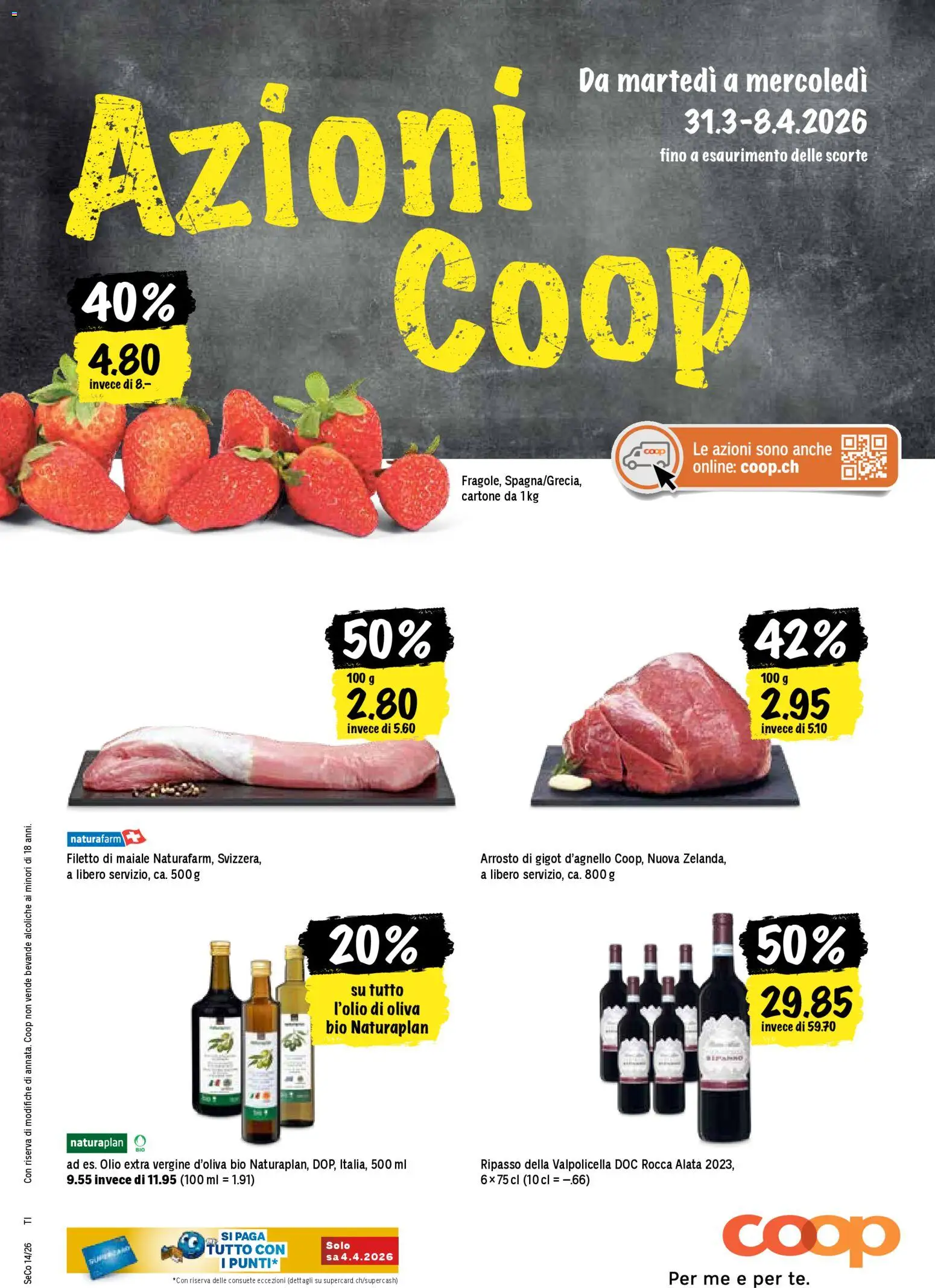 Coop aktionen IT – gültig ab 31.03.2026 | Seite: 1