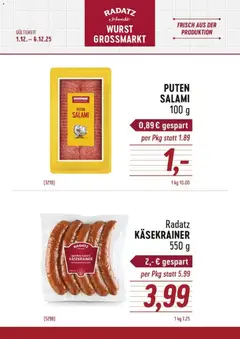 Radatz Flugblatt ab 01.12.2025 gültig