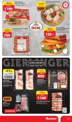 Auchan akciós újság - amely érvényes a következő dátumtól: 26.03.2026 | Oldal: 15