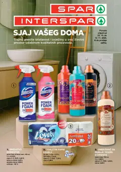 Sjaj vašeg doma Spar - Pregled kataloga iz trgovine Spar, vrijedi od 23.10.2025