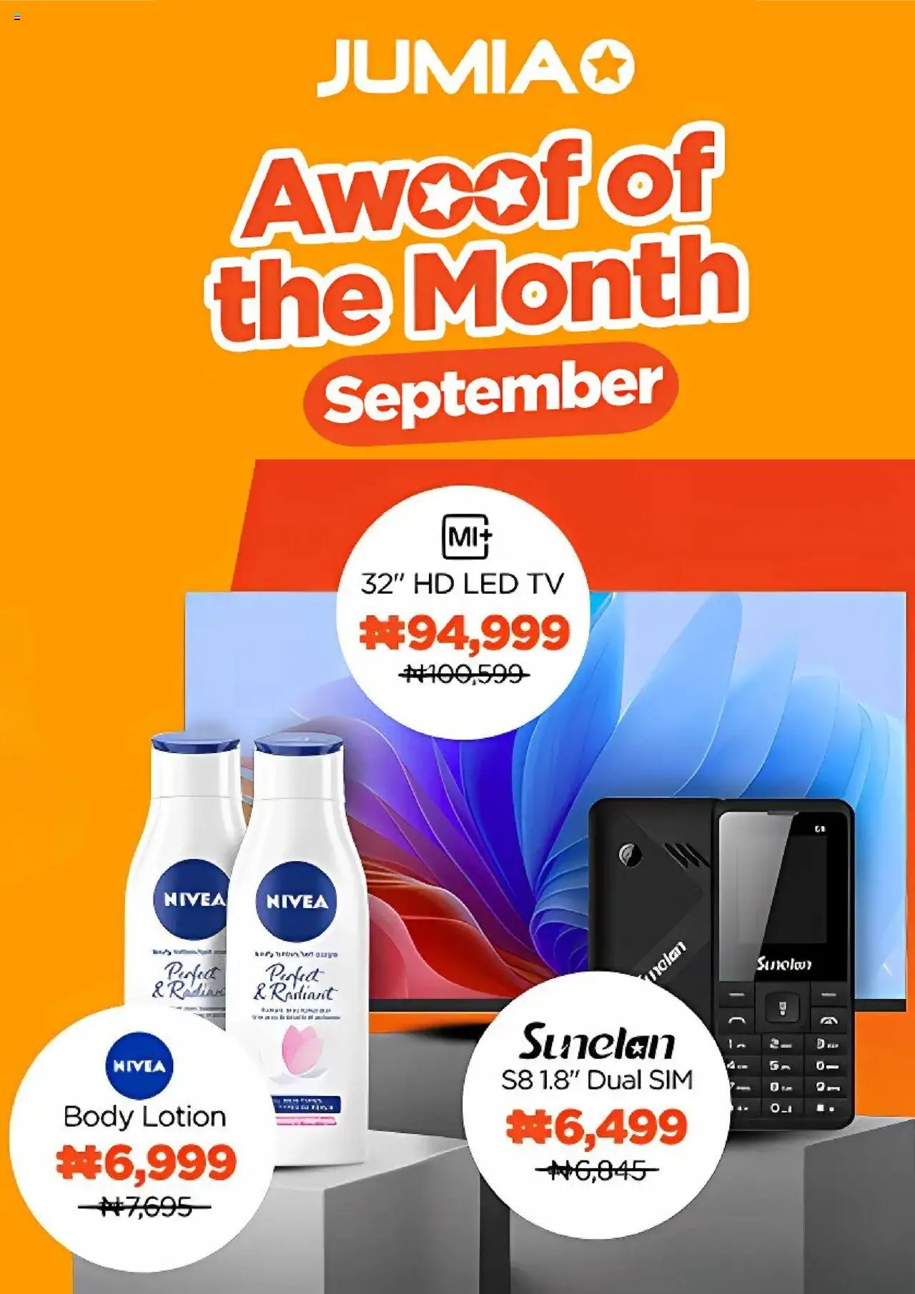 Jumia Catalogue valid from 01.09.2025 | Page: 1 | Products: Tv
