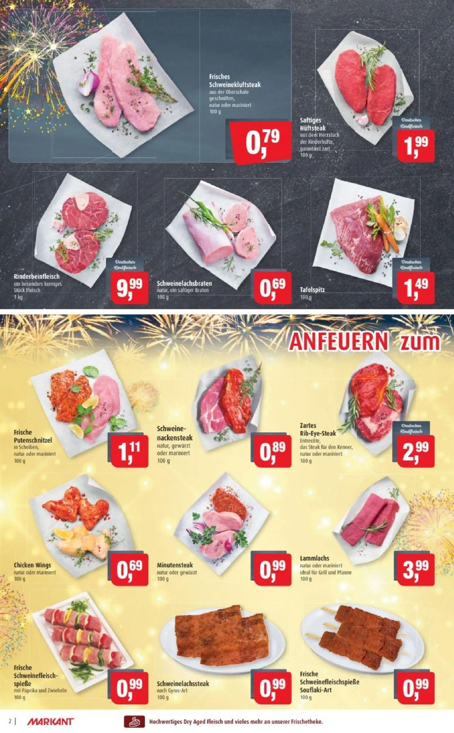 Markant Prospekt 	 – gültig ab 29.12.2025 | Seite: 2 | Produkte: Grill, Paprika, Putenschnitzel, Schweinefleisch
