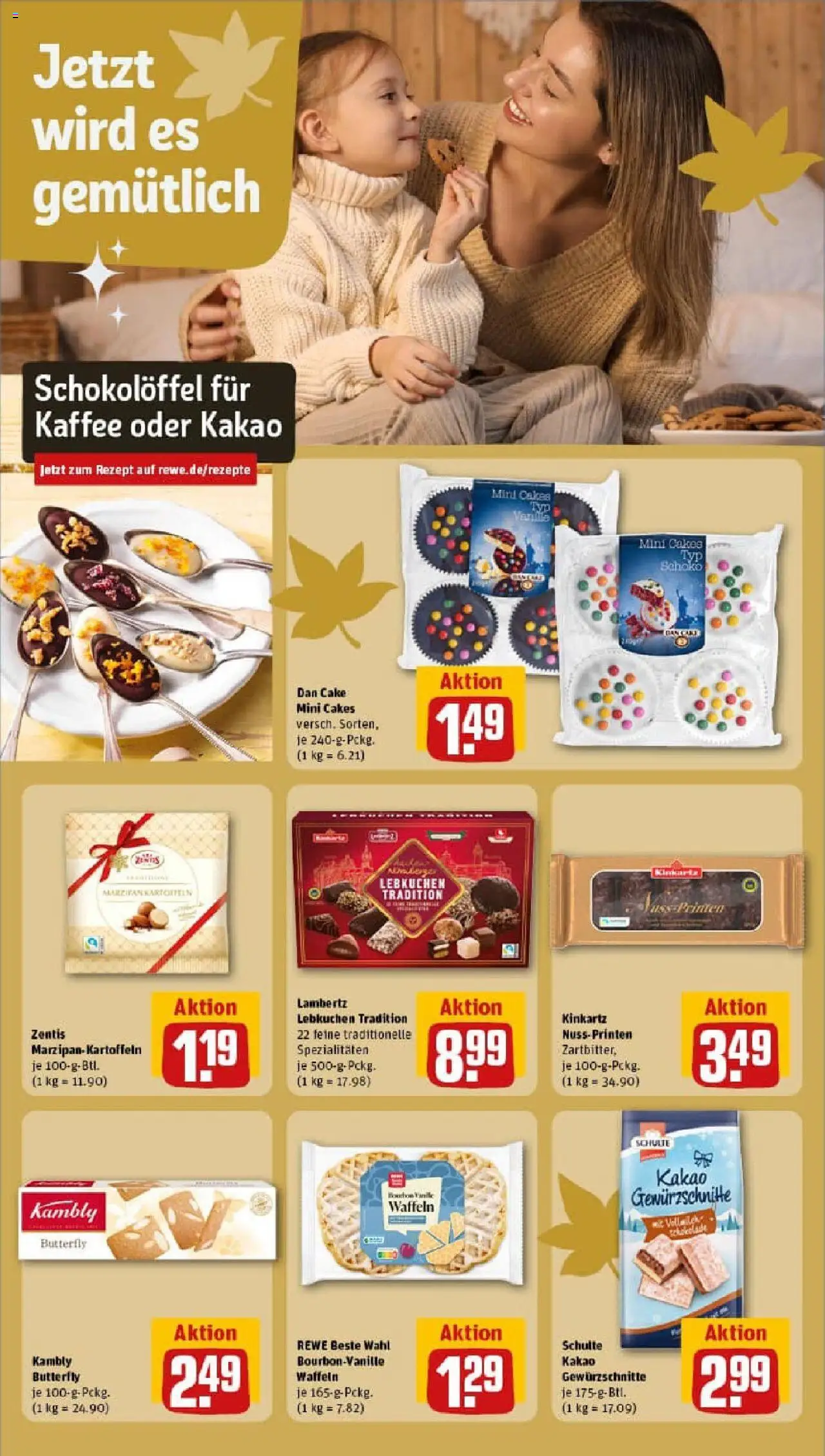 Rewe prospekt Wuppertal	 – gültig ab 28.09.2025 | Seite: 22 | Produkte: Kaffee, Waffeln, Kartoffeln, Bourbon