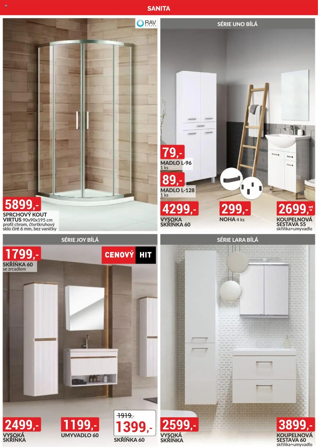 BAUMAX leták od 01.08.2025 | Strana: 35 | Produkty: Madlo, Skříňka, Sprchový kout, Koupelnová skříňka