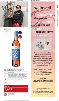 Interspar Wein Welt ab 31.03.2026 gültig | Seite: 15 | Produkte: Wein, Äpfel