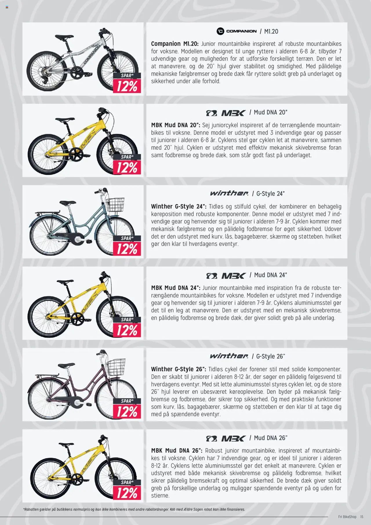 Fri BikeShop tilbudsavis – gyldig fra 01.10.2024 | Side: 15 | Produkter: Skærme, Søm