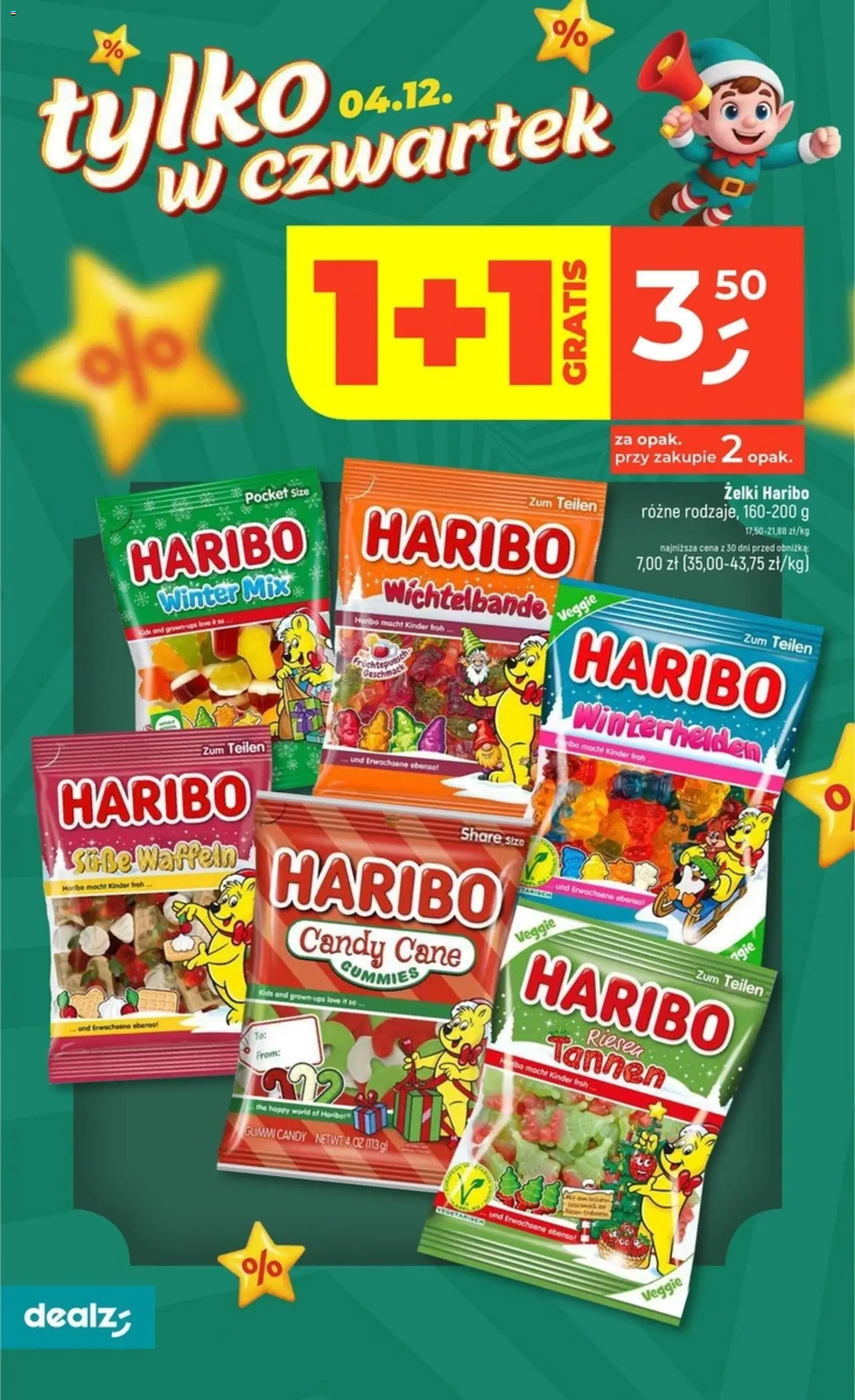 Dealz Gazetka - Kalendarz adwentowy od 04.12.2025 | Strona: 2 | Produkty: Żelki haribo, Żelki