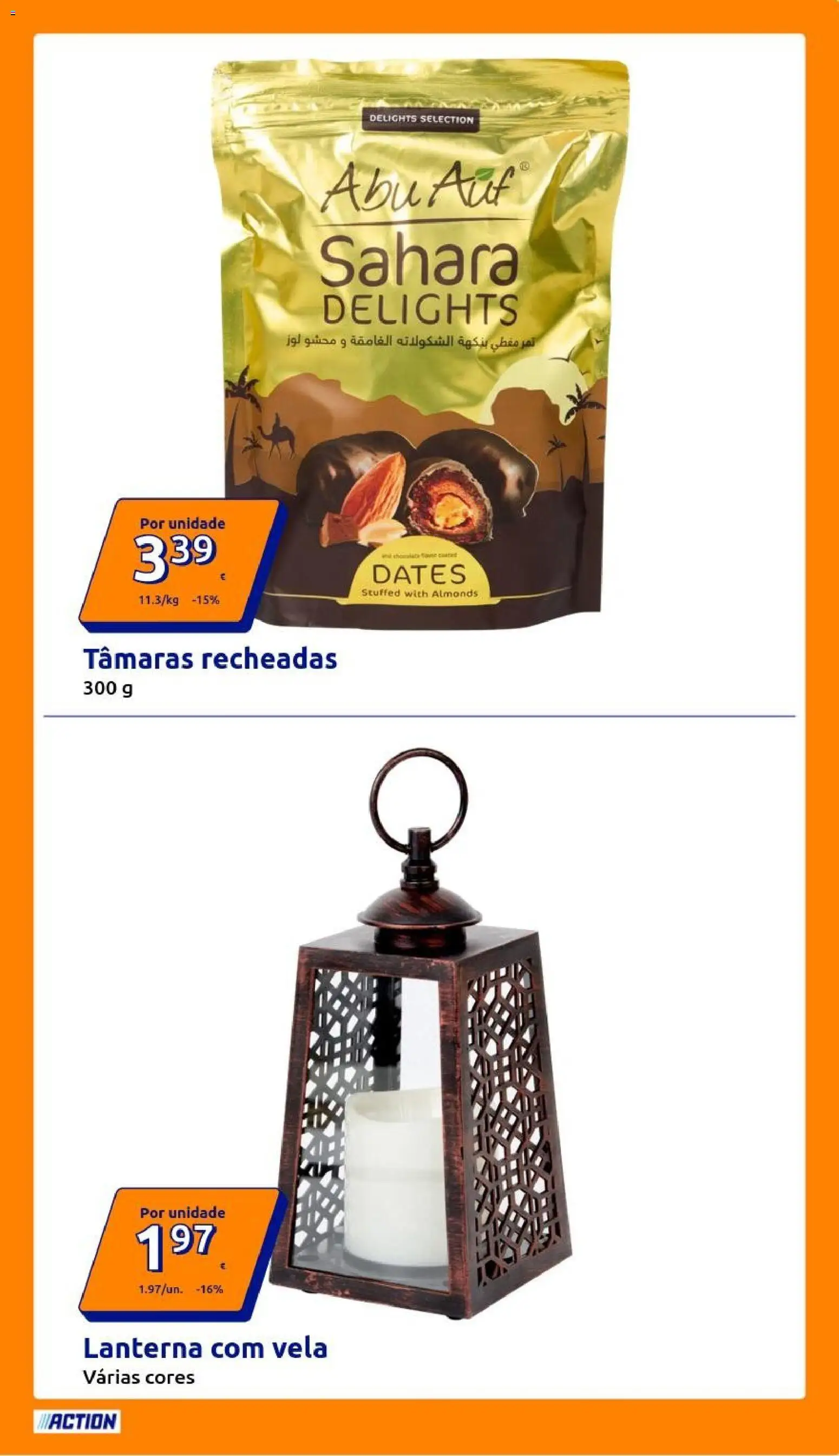 Action folheto │ válido de 18.03.2026 | Página: 11 | Produtos: Lanterna, Tâmaras