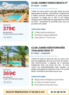 Auchan - Auchan voyages : vacances en Tunisie - Voorbeeld van een folder van Auchan, geldig van 01.03.2026 | Pagina: 3 | Producten: La, Bord