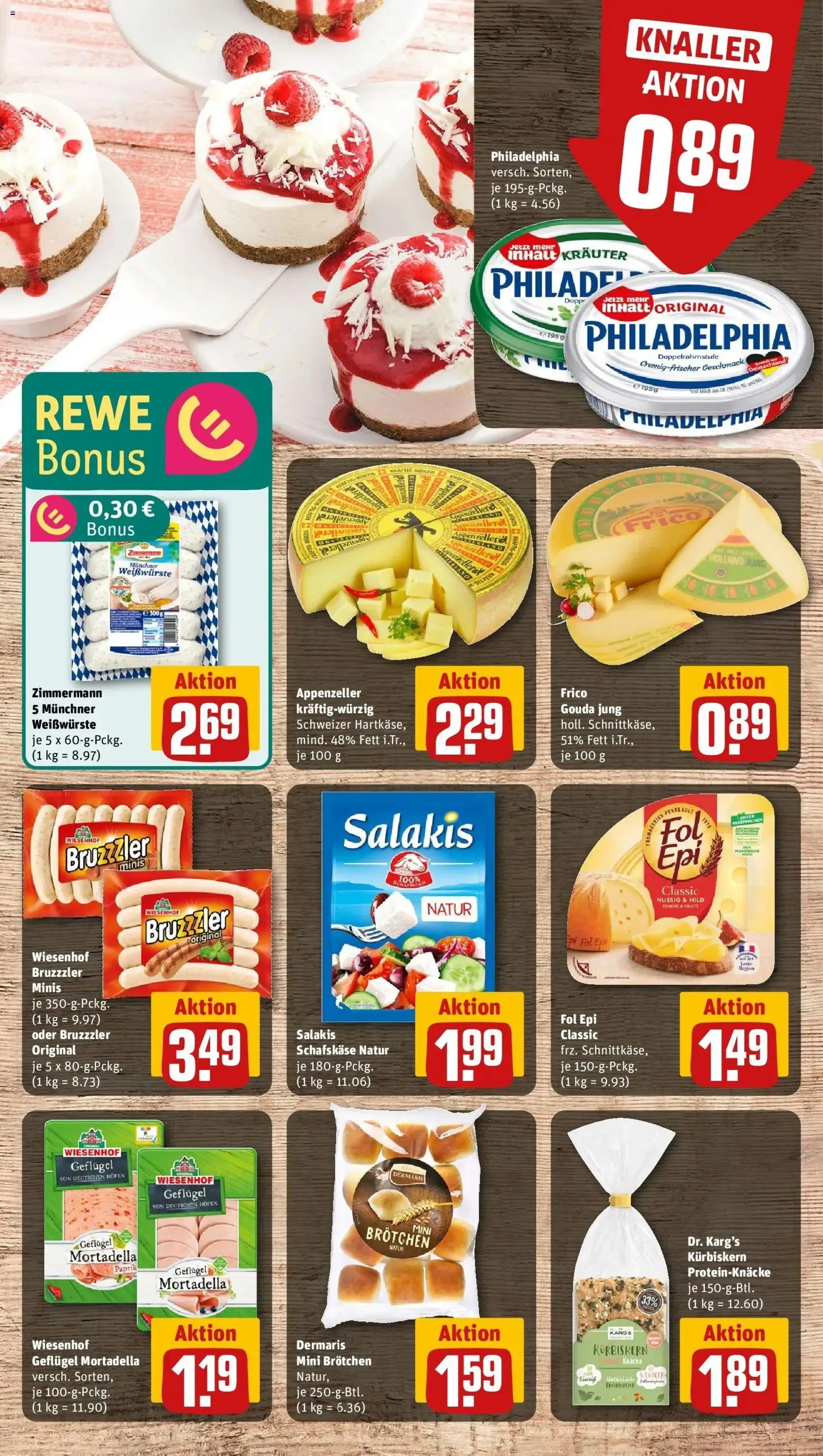 Rewe Prospekt Stuttgart / Ost	 – gültig ab 30.03.2026 | Seite: 13 | Produkte: Milch, Gouda, Salakis, Schafskase