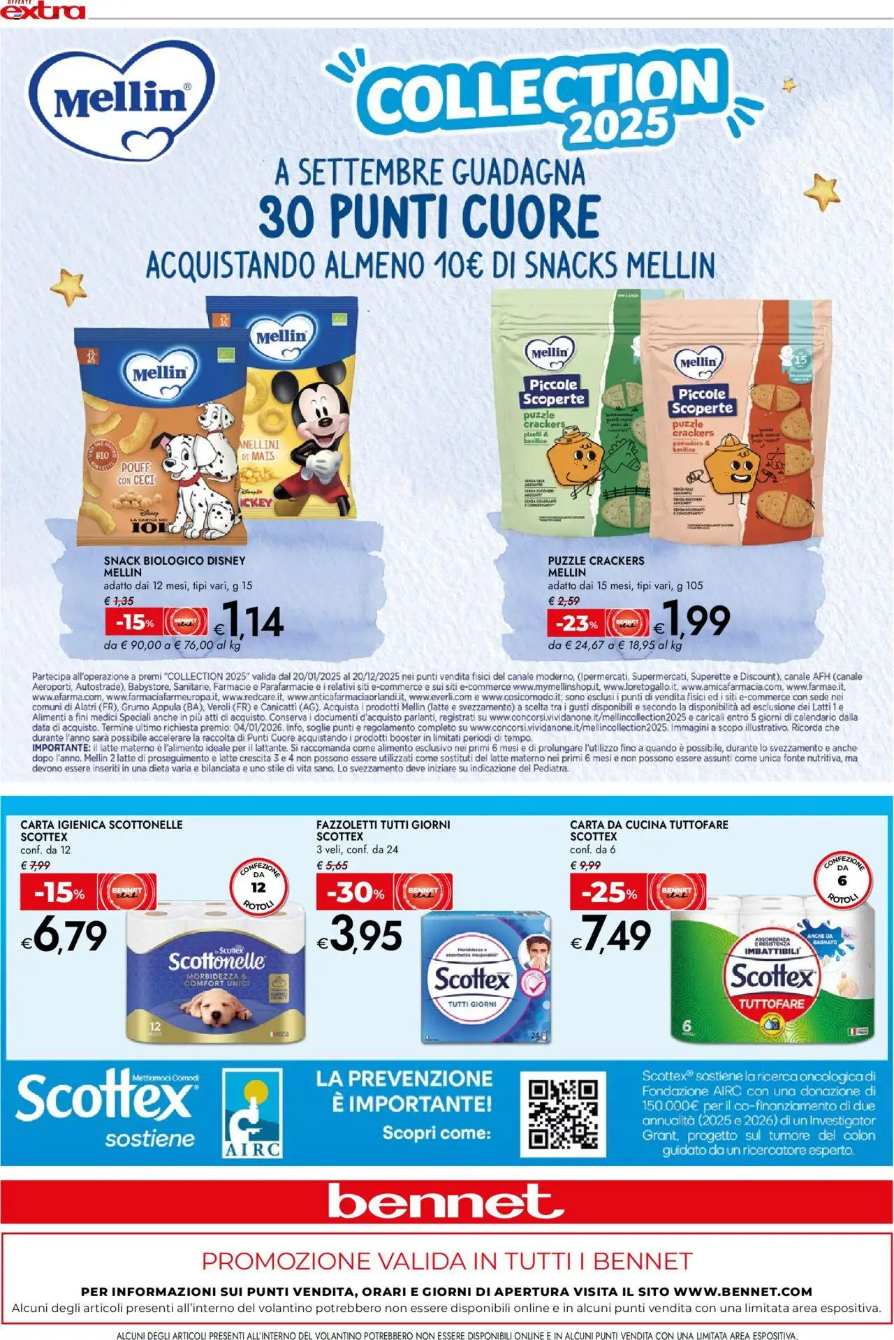 Volantino bennet del 11.09.2025 | Pagina: 8 | Prodotti: Crackers, Data, Basilico, Piselli
