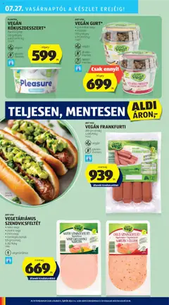 Aldi akciós ujság - amely érvényes a következő dátumtól: 24.07.2025 | Oldal: 34 | Termékek: Gluténmentes, Vegán, Panna cotta
