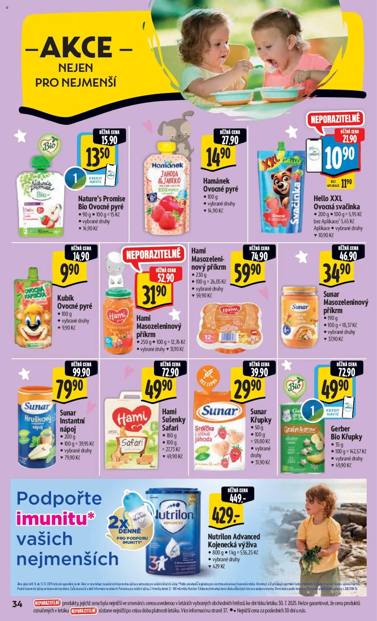 Albert leták - Hypermarket od 06.08.2025 | Strana: 42 | Produkty: Vitamíny, Příkrm, Křupky, Hami