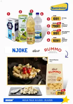 Aman katalog - pregled Aman kataloga - važi od 16.03.2026 | Strana: 27 | Proizvode: So, Njoke, Ulje, Sirće