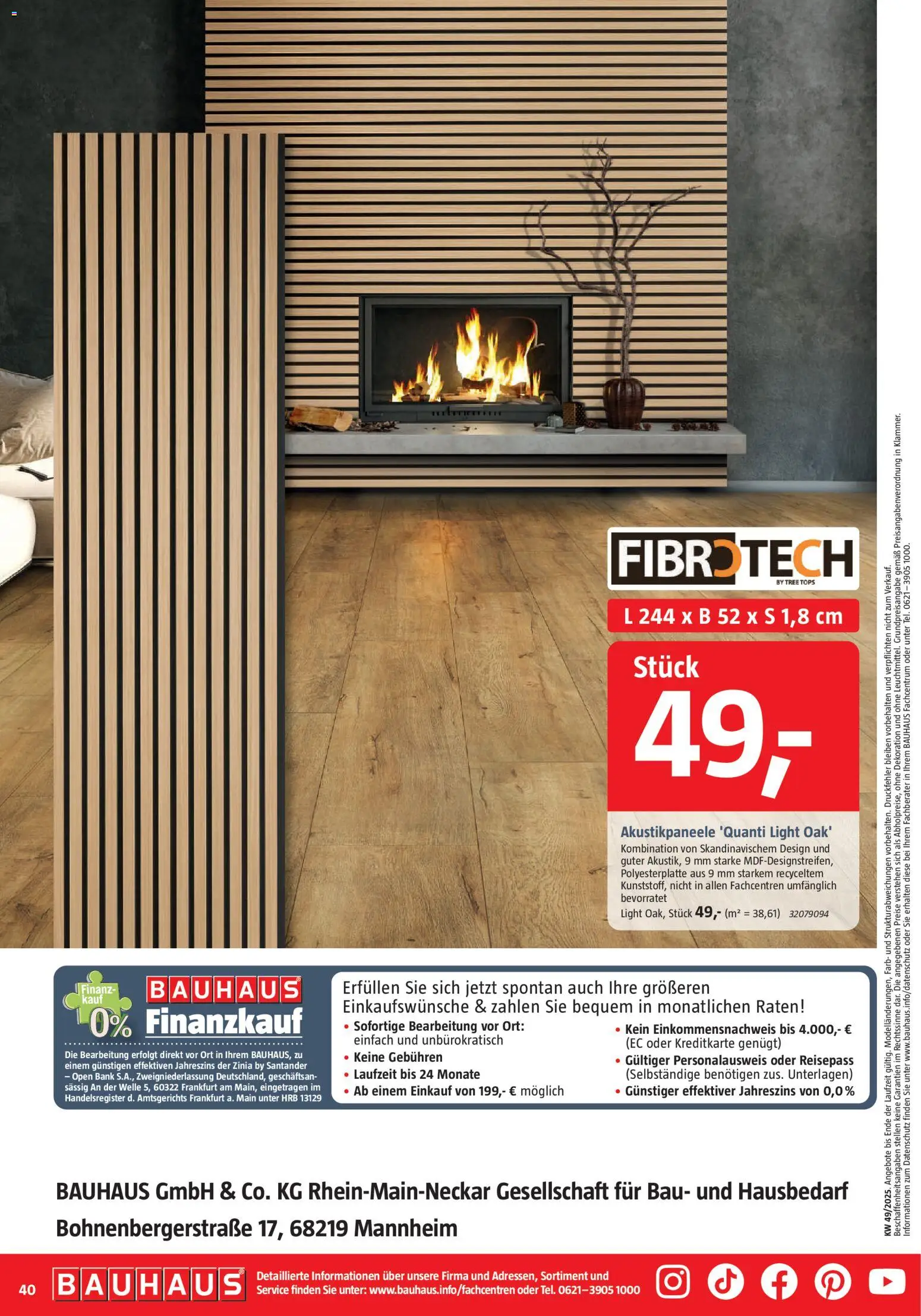 Bauhaus Prospekt 	 – gültig ab 29.11.2025 | Seite: 40