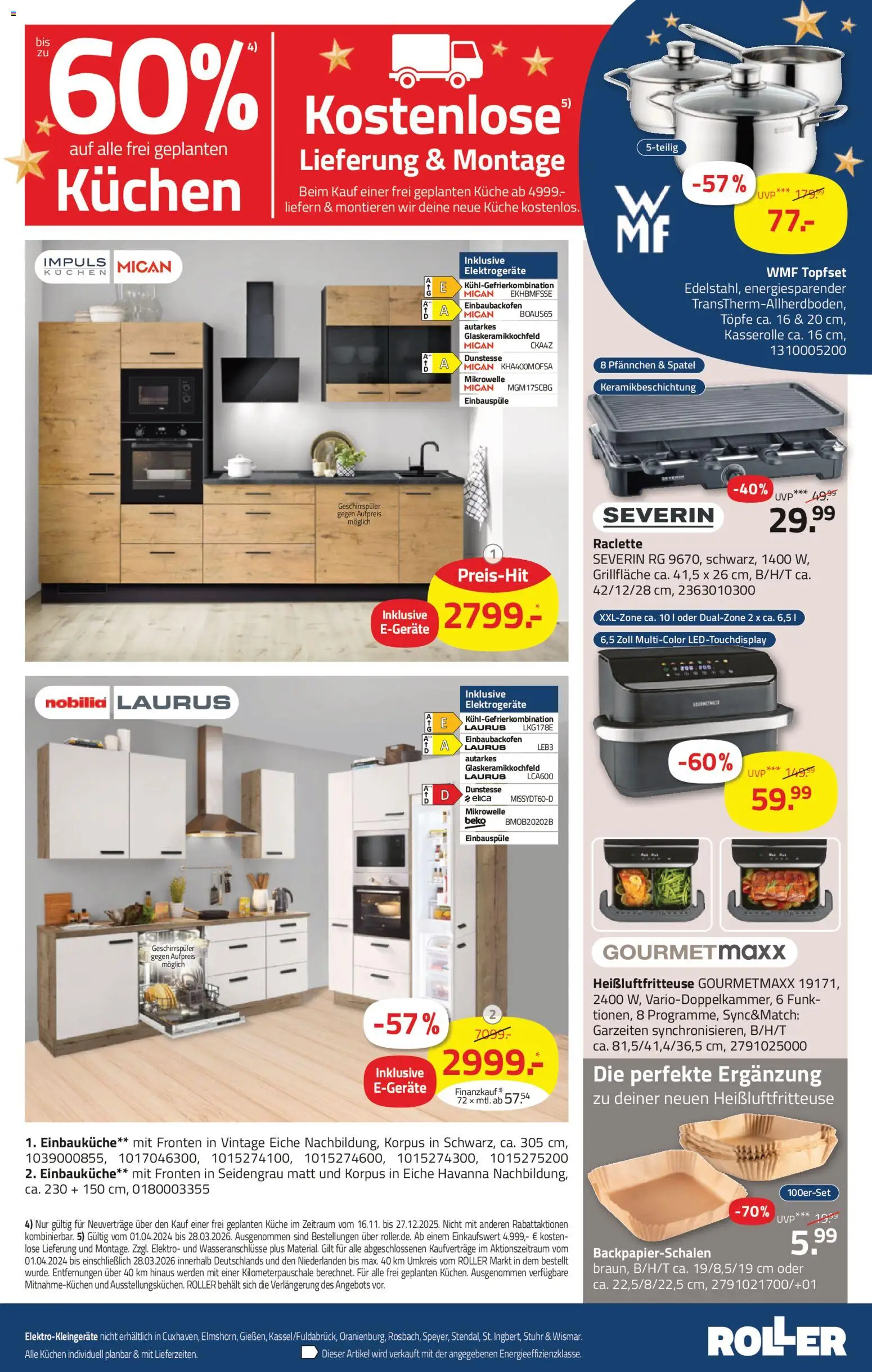Roller Prospekt 	 – gültig ab 07.12.2025 | Seite: 11 | Produkte: Mikrowelle, Küche, Kuchen, Heißluftfritteuse