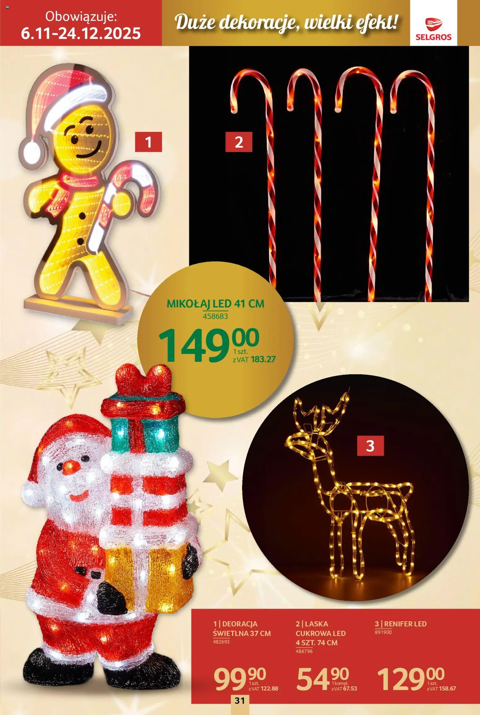 Selgros cash&carry Gazetka - Boże Narodzenie od 06.11.2025 | Strona: 31