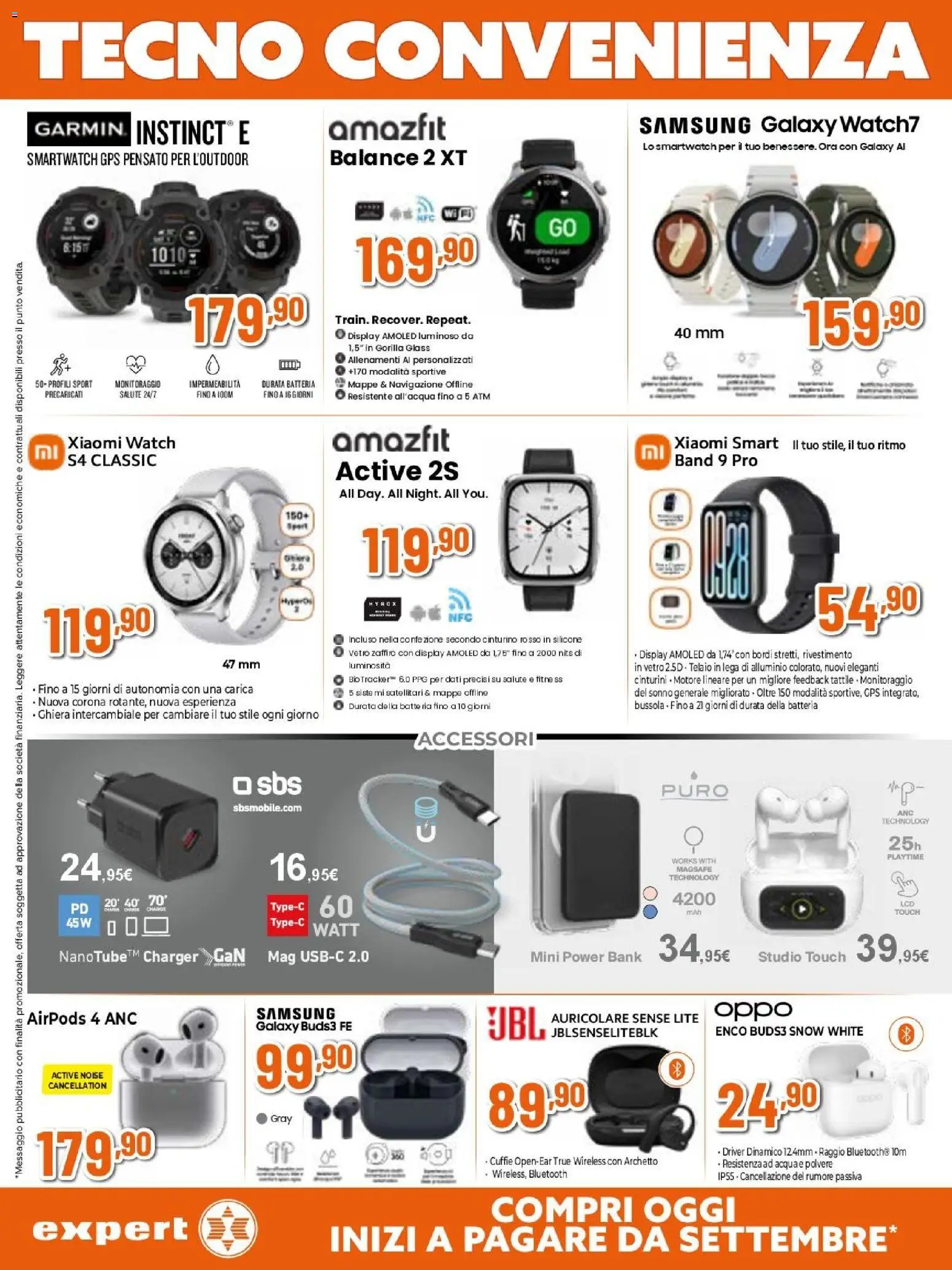 Volantino Expert del 26.03.2026 | Pagina: 6 | Prodotti: Xiaomi, Power bank, Batteria, Samsung