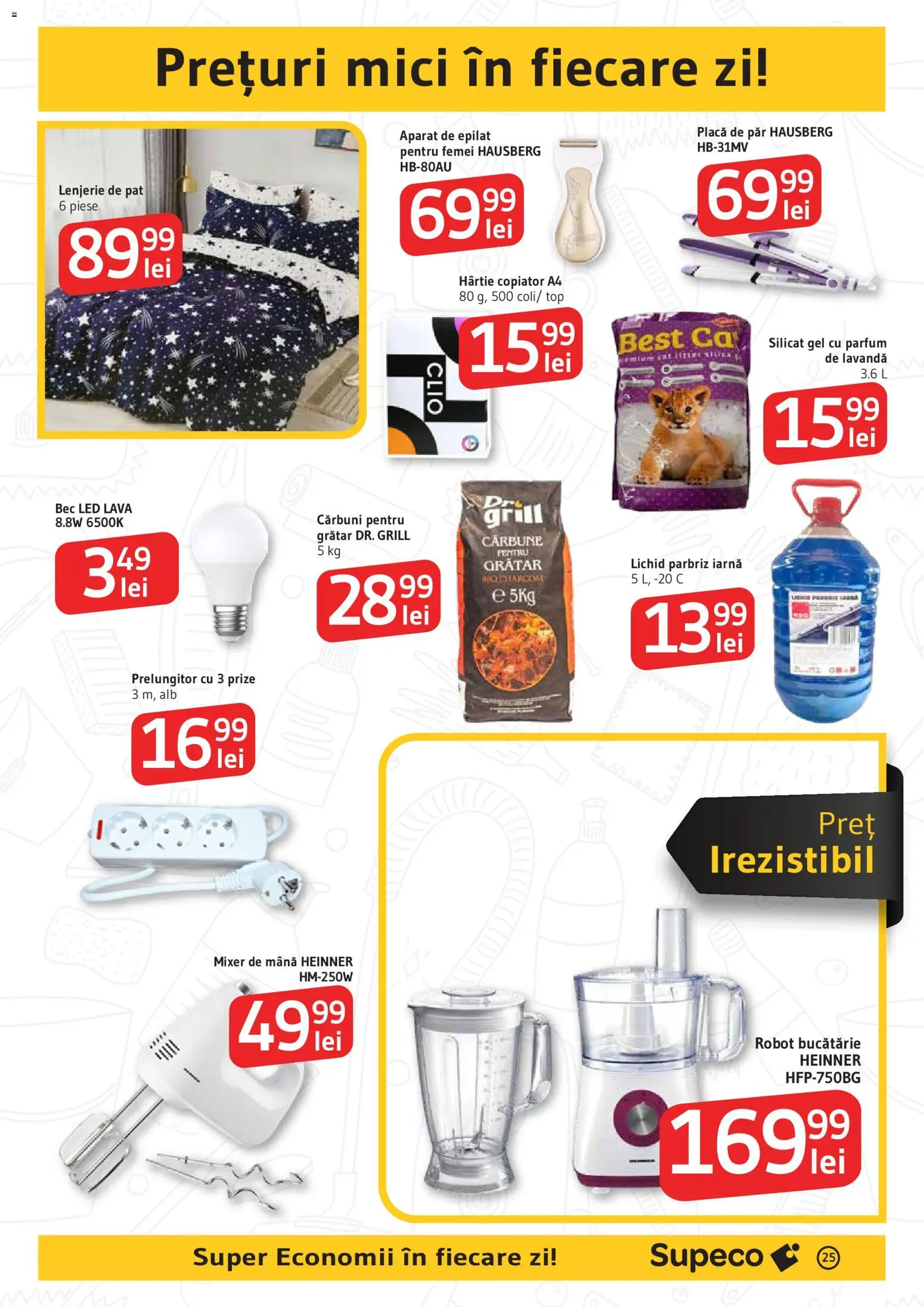 Noul catalog Supeco – valabil de la 19.02.2026 | Pagină: 25 | Produse: Prelungitor, Top, Pat, Lenjerie de pat