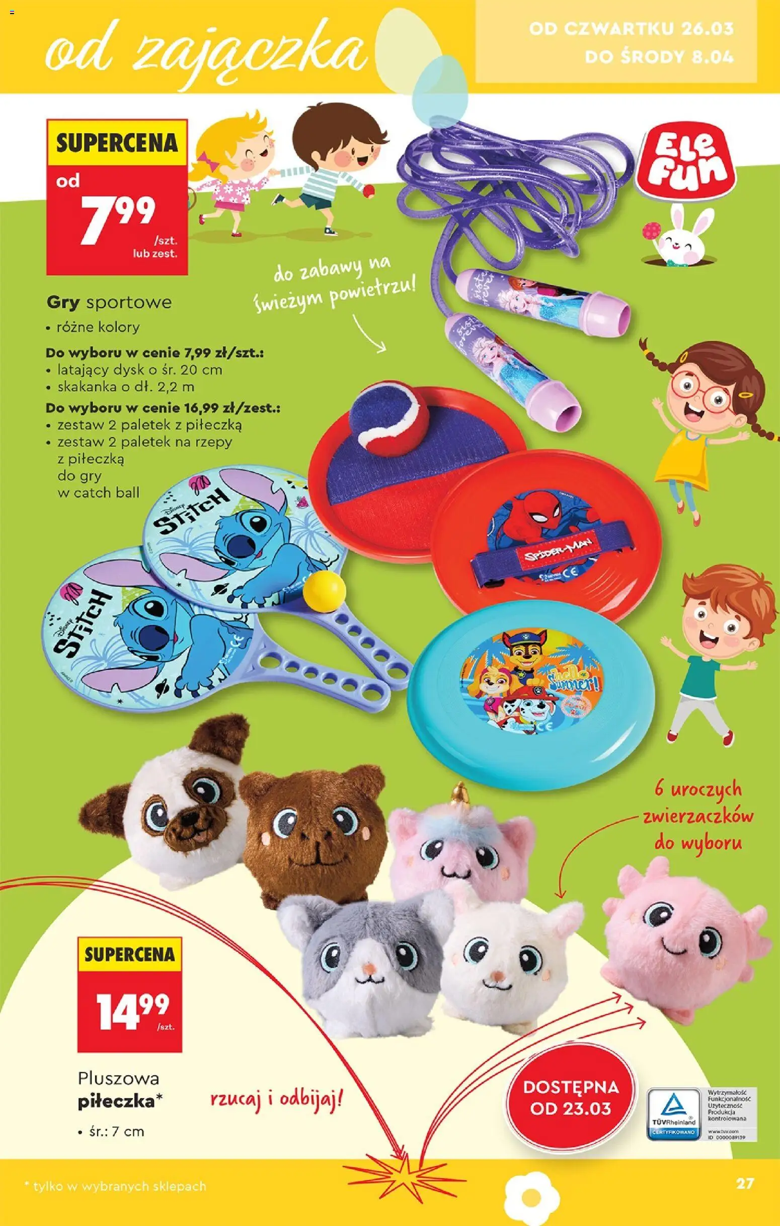 Biedronka gazetka - Hity i inspiracje od 21.03.2026 | Strona: 27 | Produkty: Dysk, Gry