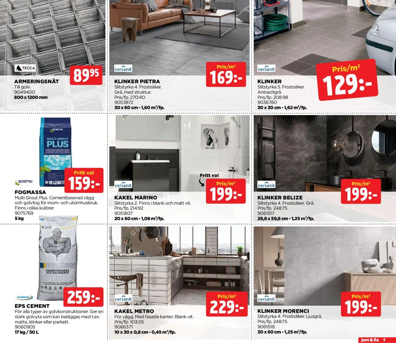 Jem & Fix reklamblad aktuell från 02.03.2026 | Sida: 9
