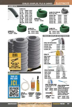 Brico Cash - Prévisualisation de Brico Cash catalogue valide à partir de 04.04.2025 | Page: 347 | Produits: Téléphone, Couteau, Câble, Mètre