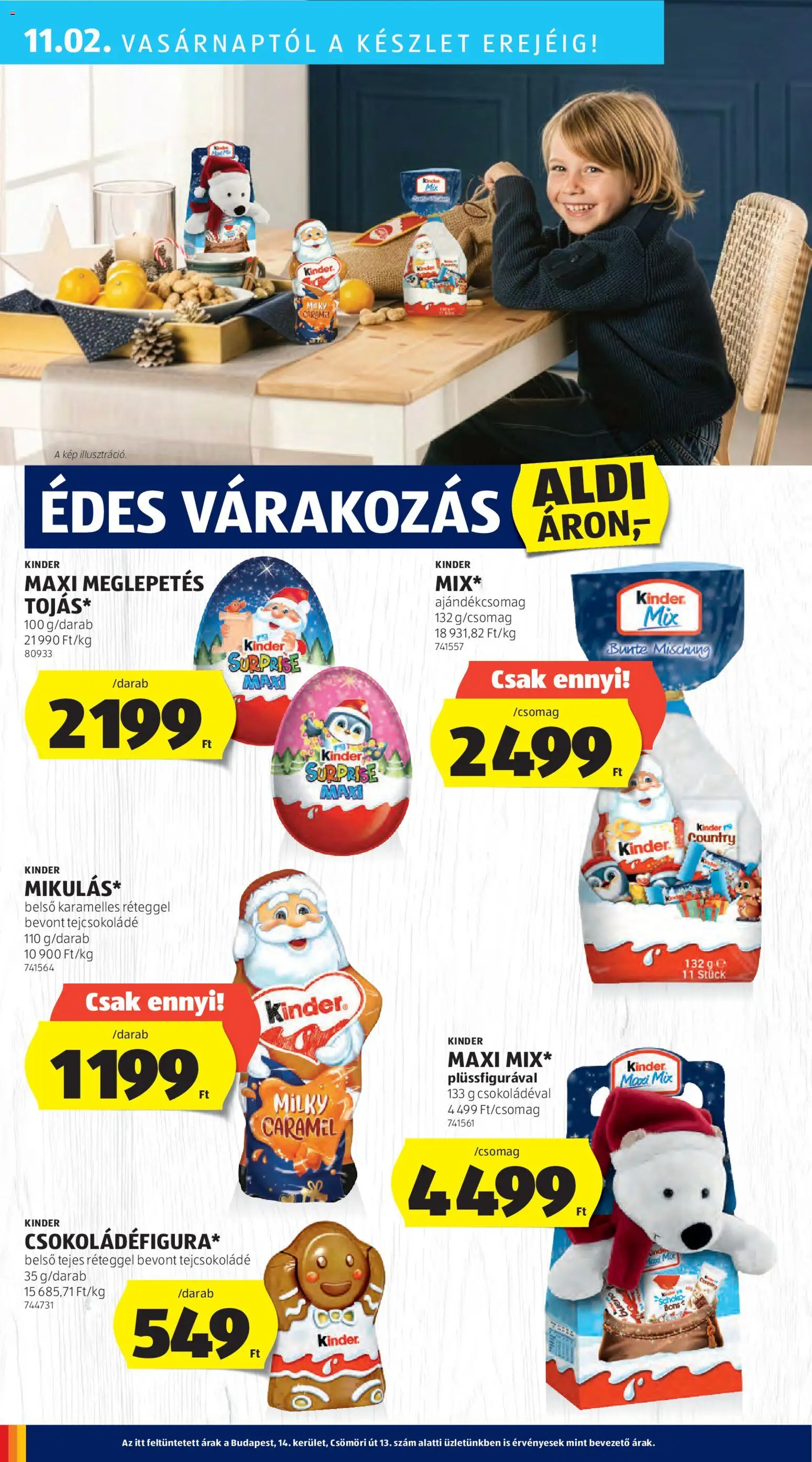 Aldi akciós ujság - amely érvényes a következő dátumtól: 30.10.2025 | Oldal: 48 | Termékek: Tejcsokoládé