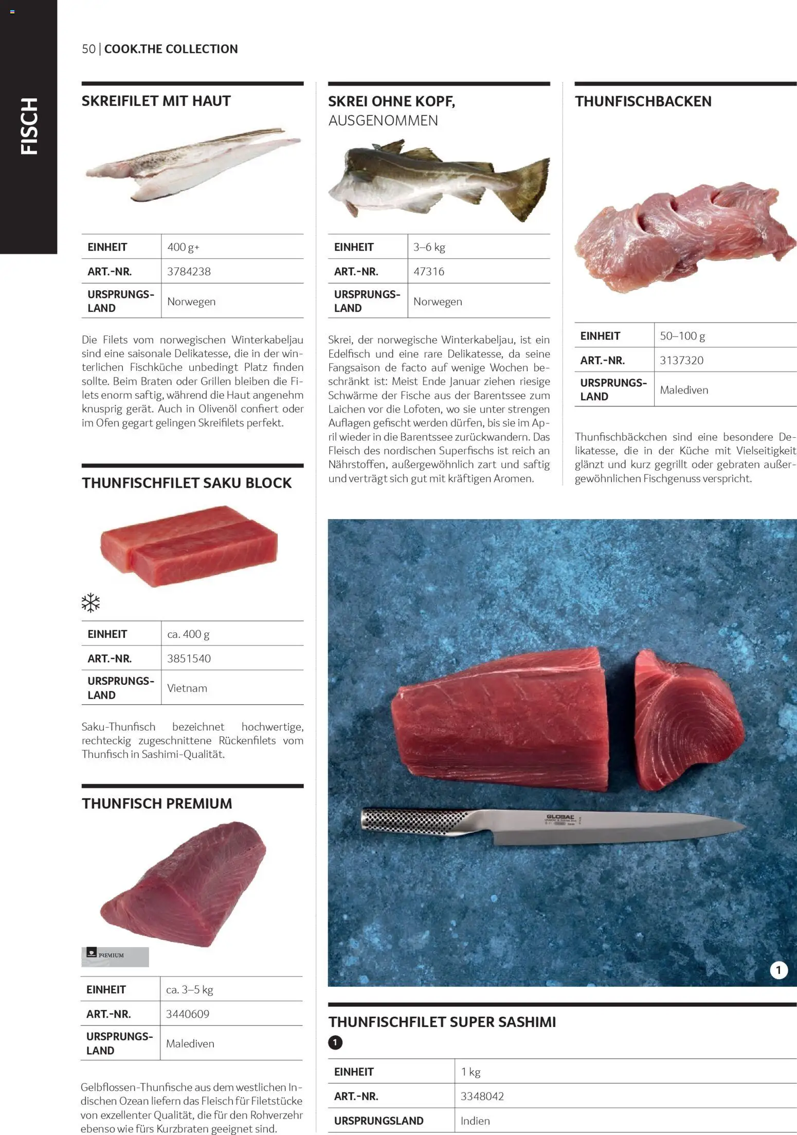 Transgourmet Cook Look-Book gültig ab 08.04.2026 | Seite: 50 | Produkte: Ofen, Fisch