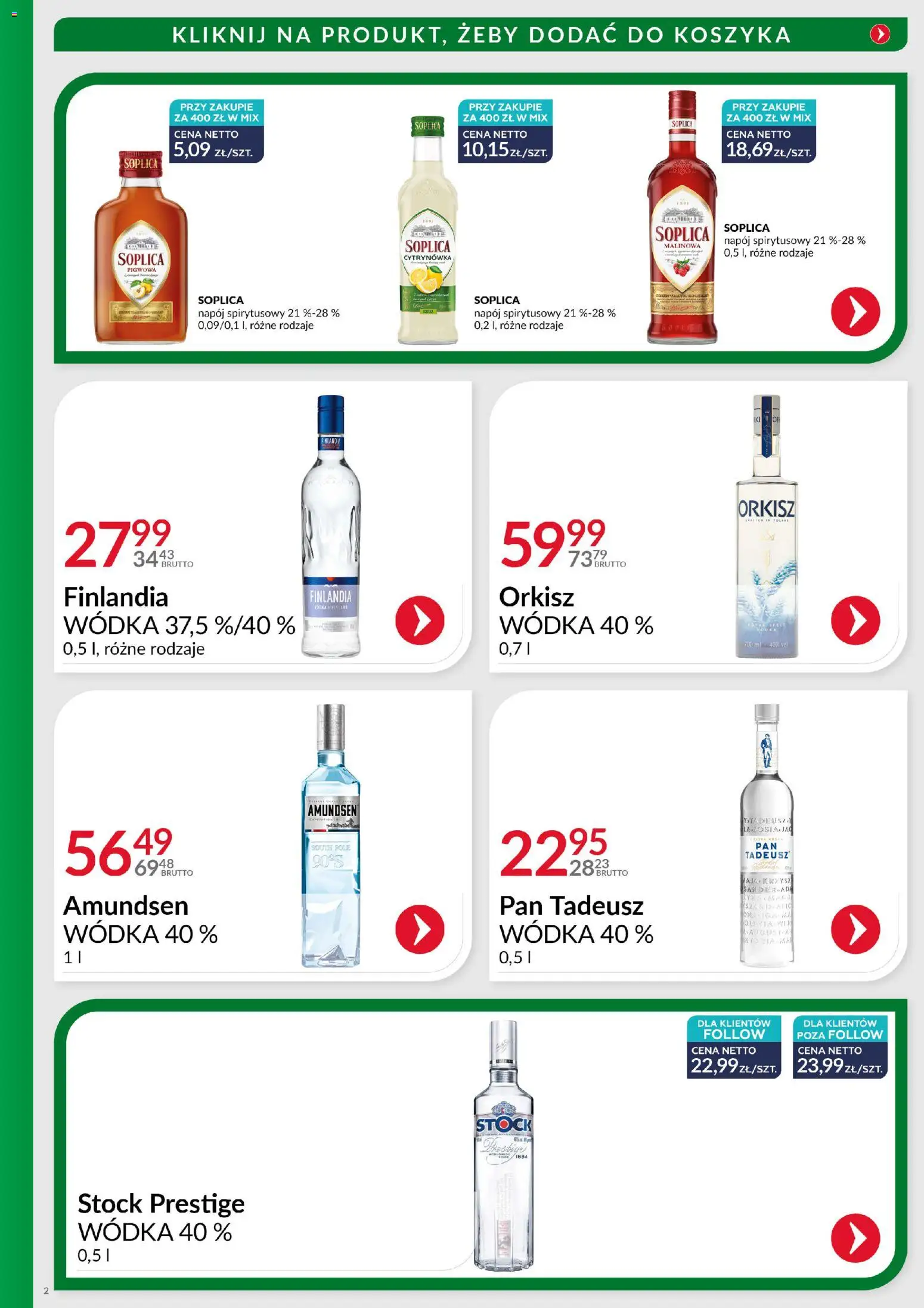 Eurocash Gazetka - Alko Szał od 11.12.2025 | Strona: 2 | Produkty: Wódka