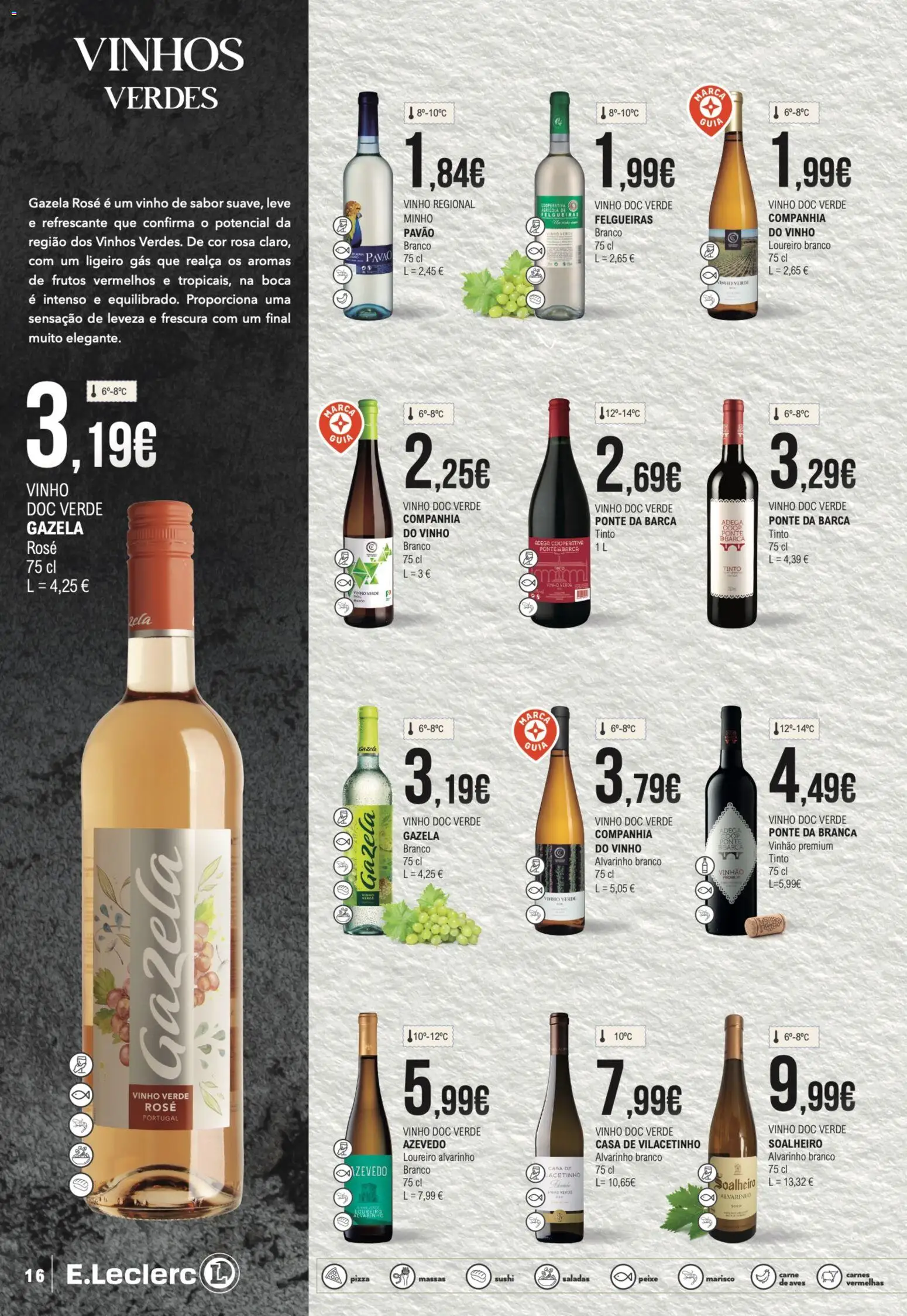 E.Leclerc folheto Queijos, Enchidos e Vinhos │ válido de 10.02.2026 | Página: 16