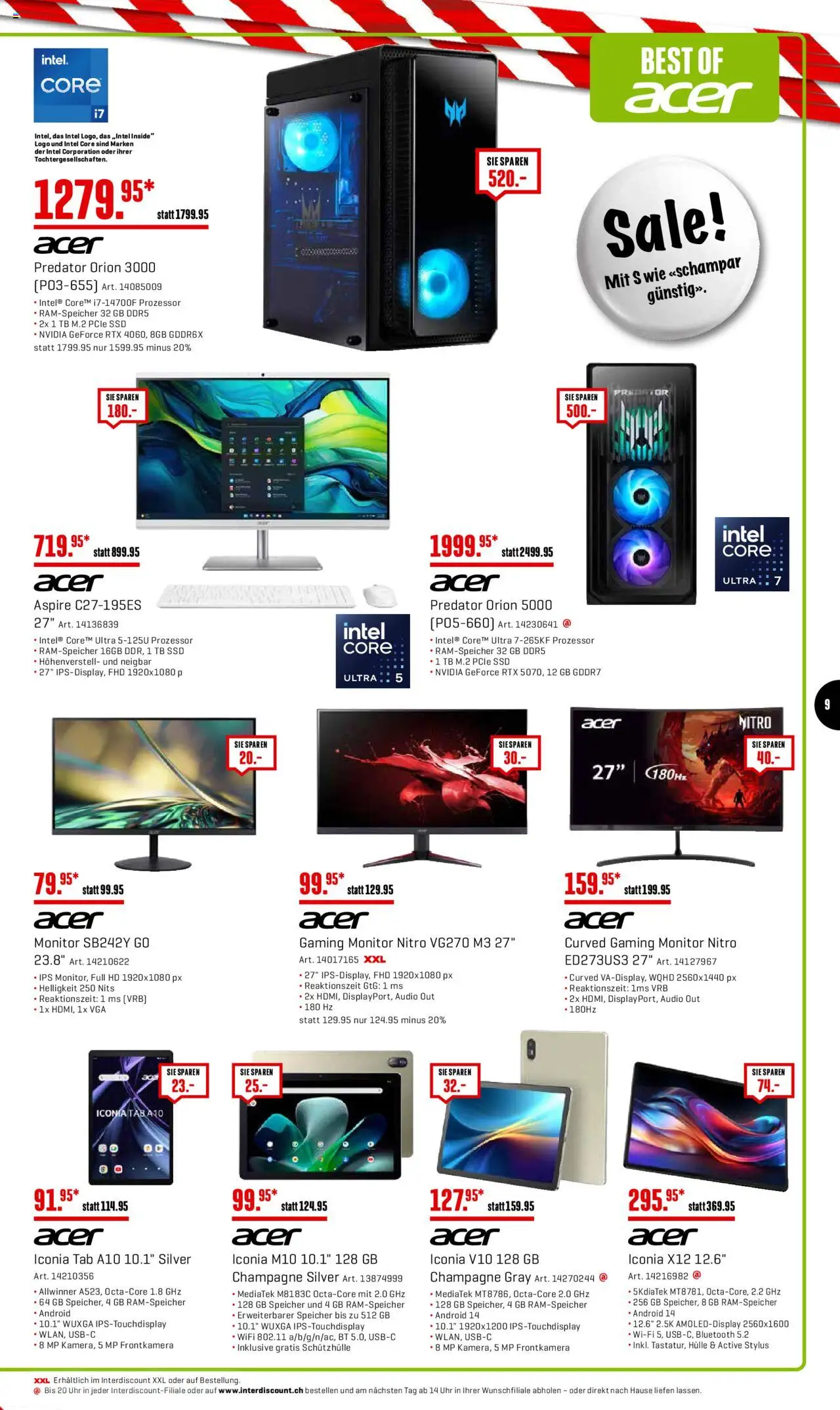 Interdiscount Aktionen ab 23.06.2025 | Seite: 9 | Produkte: Audio, Monitor, Uhr, Hülle