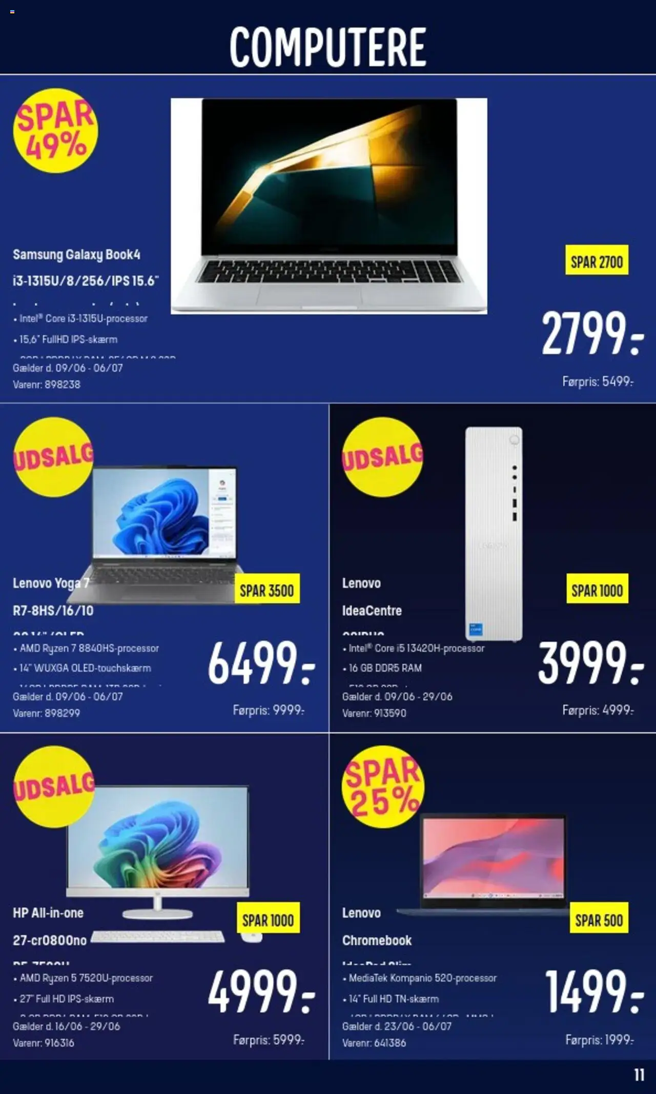 Elgiganten Tilbudsavis gyldig fra 23.06.2025 | Side: 11 | Produkter: RAM, Computere