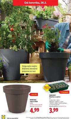 PARKSIDE® Klijalište za sadnice, Set. Za sjeme, klice i sadnice. Uključujući 4 podloška za sjeme, 4 umetka za sadnju i 4 prozirna poklopca. Za višekratnu upotrebu. Dimenzije podloška: cca 36x22x11.5 cm - Pregled kataloga iz trgovine Lidl, vrijedi od 23.02.2026 | Stranica: 10 | Proizvodi: Tegla za biljke, Parkside