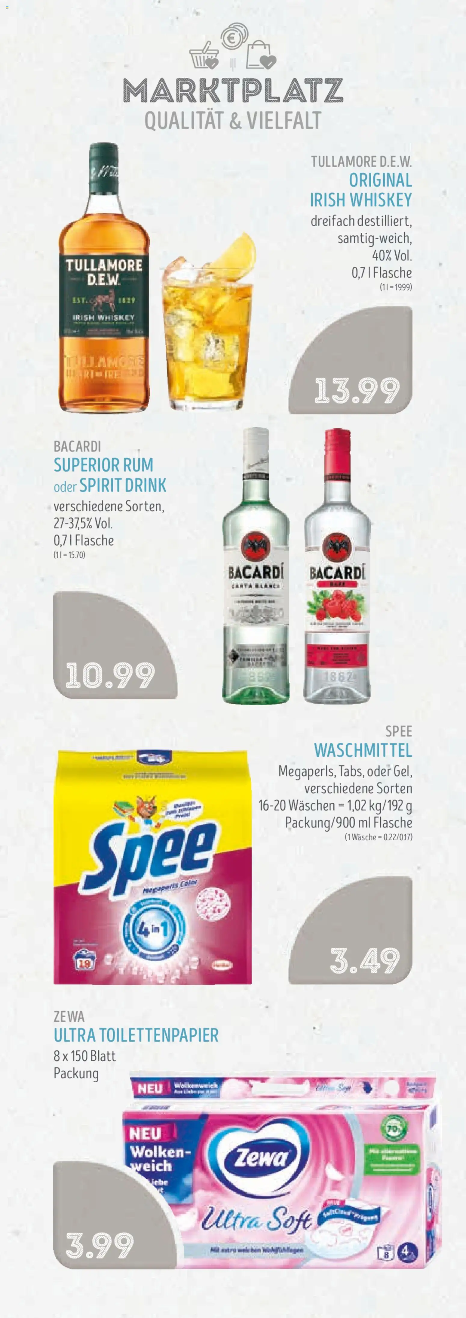Edeka Struve Prospekt 	 – gültig ab 13.04.2026 | Seite: 19 | Produkte: Rum, Zewa, Spee, Waschmittel