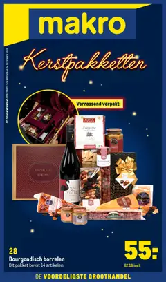 Makro - Kerstpakketten - Voorbeeld van een folder van Makro, geldig van 02.10.2025