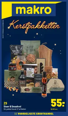 Makro - Kerstpakketten - Voorbeeld van een folder van Makro, geldig van 02.10.2025
